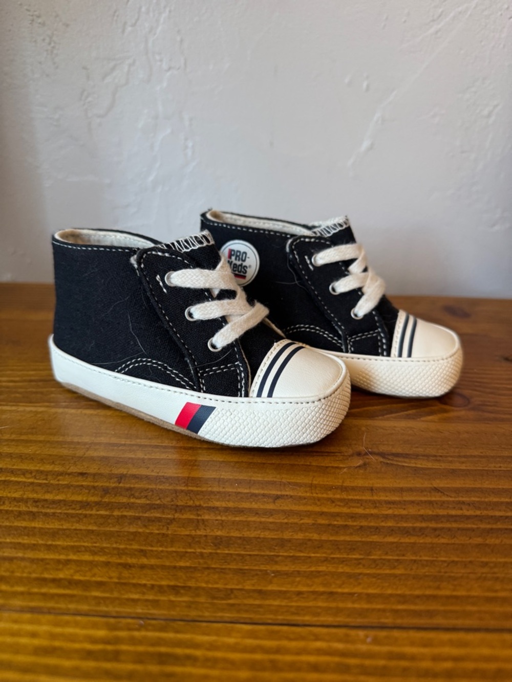 Keds Toddler Black High-Top Canvas Sneakers